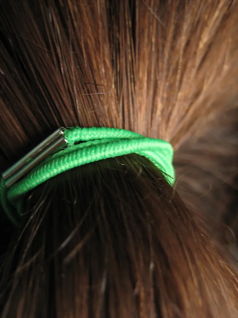 Alissa's ponytail
