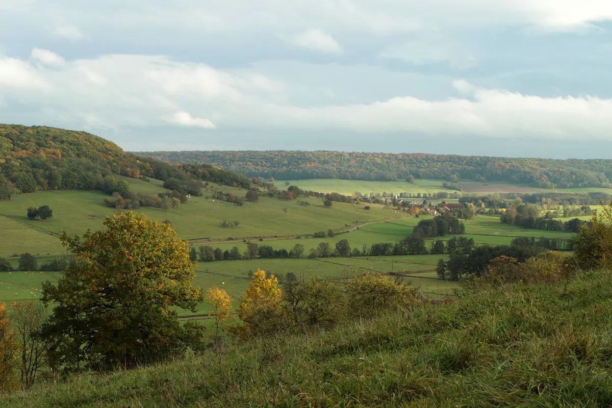 Vallée de la Petite Amance depuis Varennes
