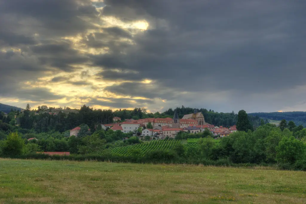 Couché de soleil à Ambierle