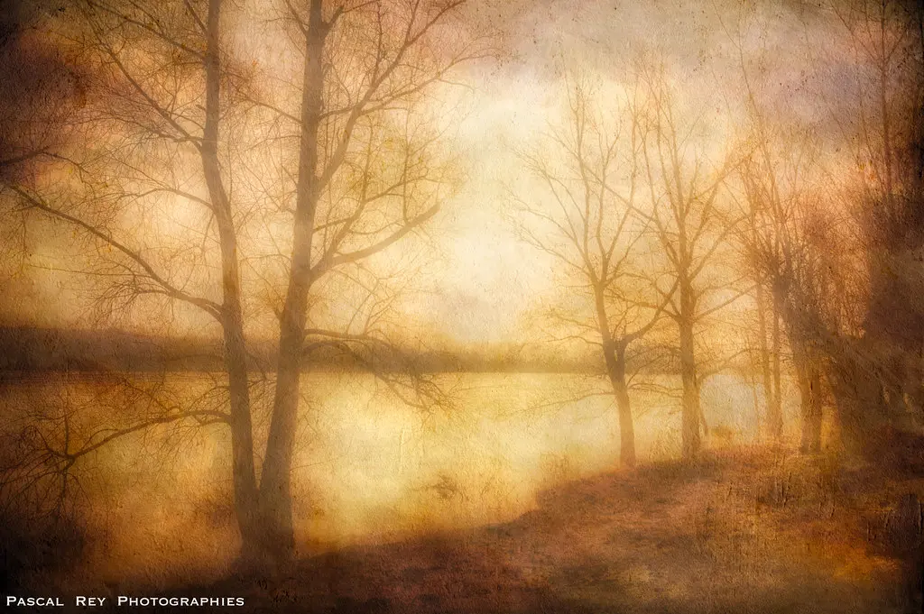 Le Rhône à Andance, à la Turner....