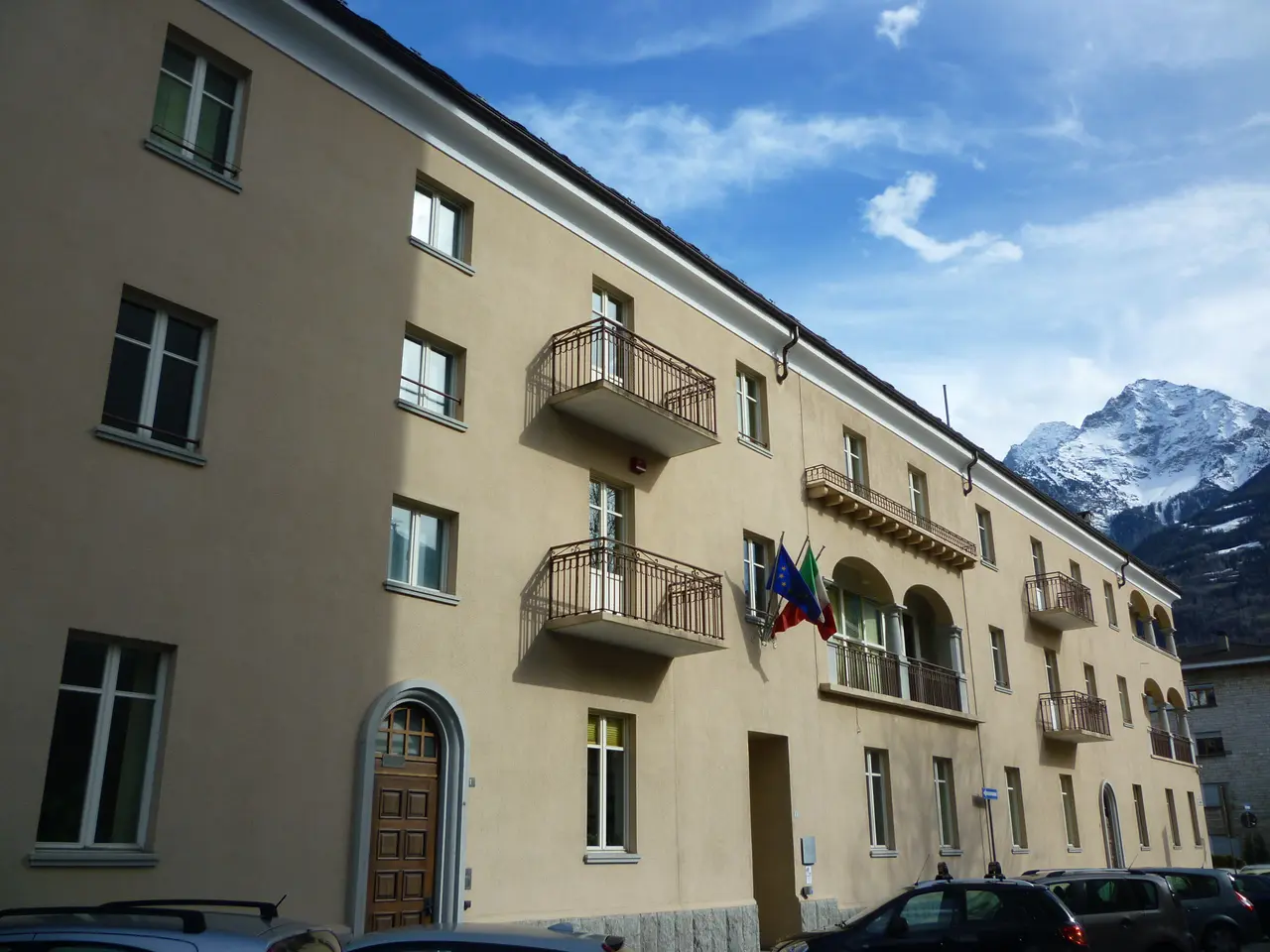 Conseil de la Vallée - rue du Piave, Aoste