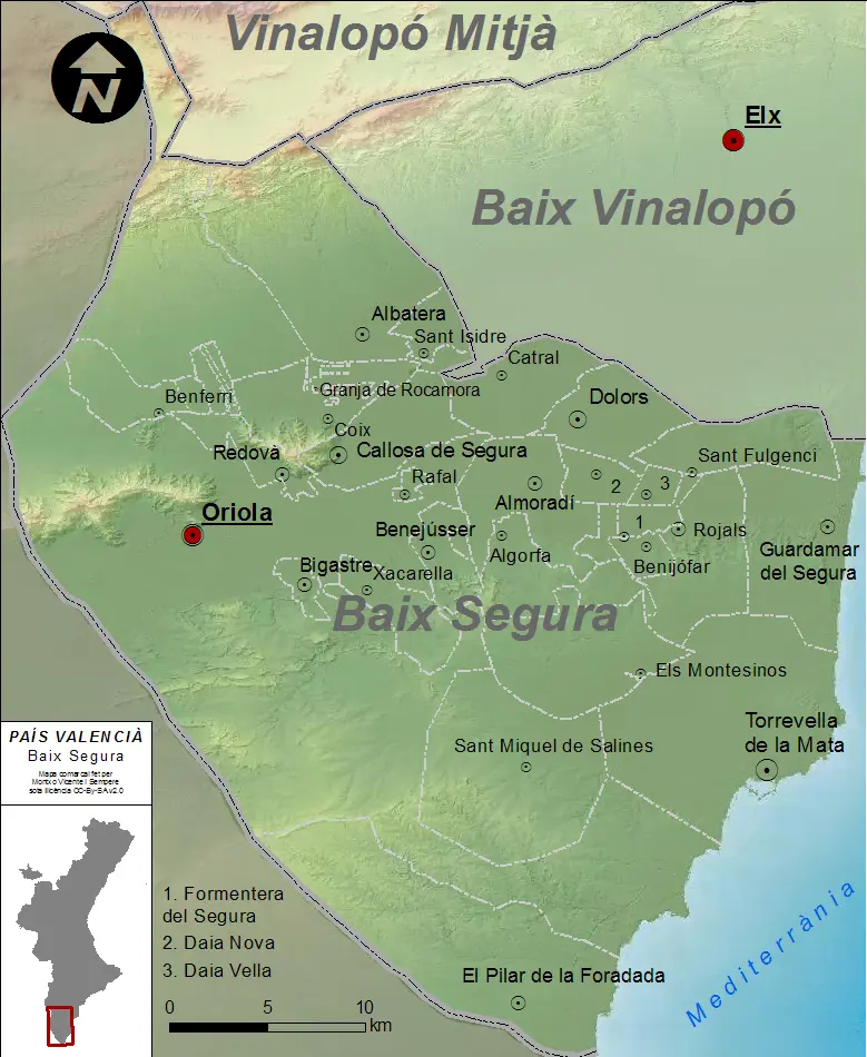 File:Mapa del Baix Segura.png