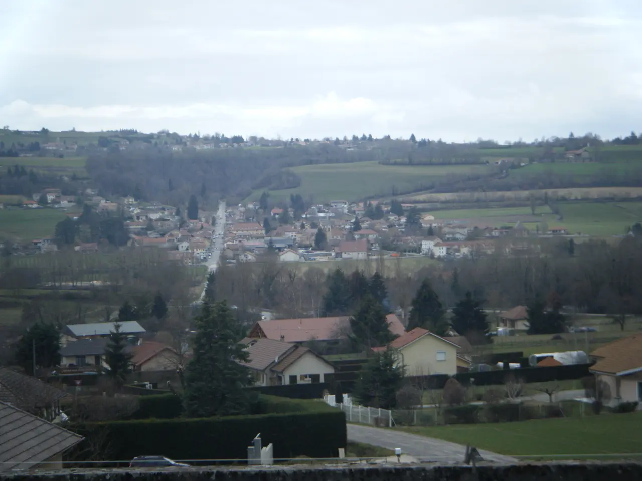 Vue sur Biol depuis Montrevel