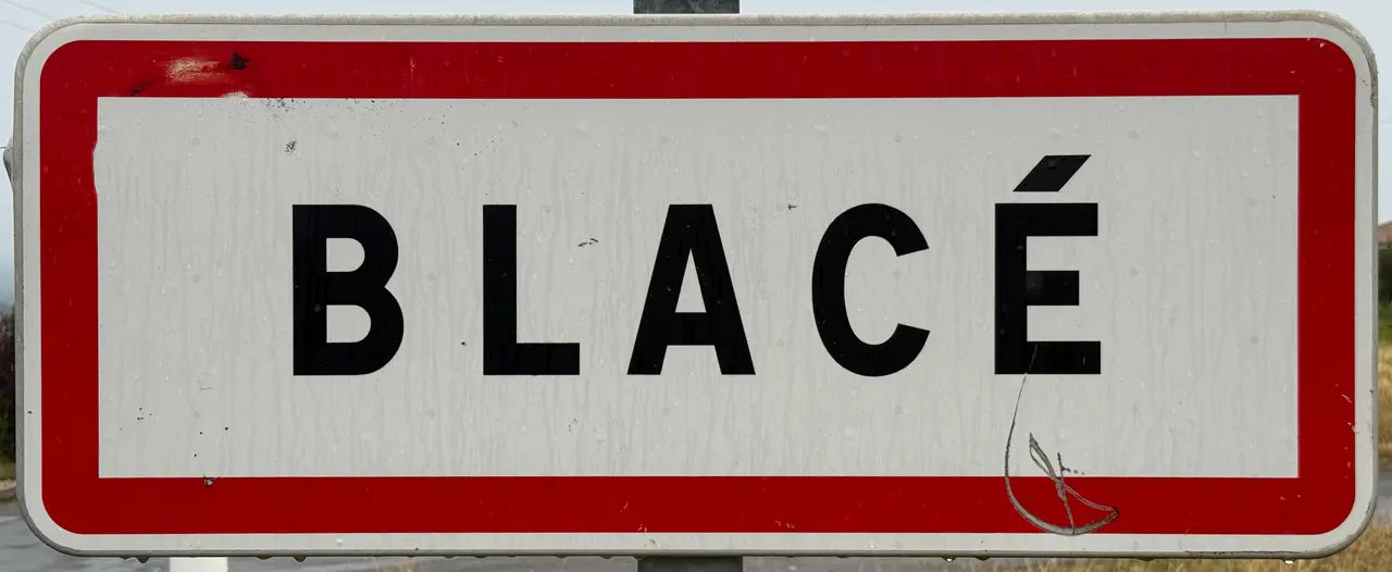 Panneau Entrée Blacé Rue Pierre Montet - Blacé (FR69) - 2025-08-19 - 1