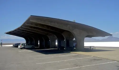 Bonneville Salt Flats Rest Stop Shelter