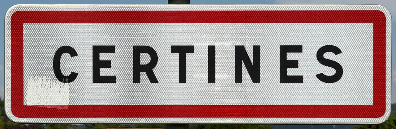 Panneau Entrée Certines Route Lent - Certines (FR01) - 2025-06-30 - 1