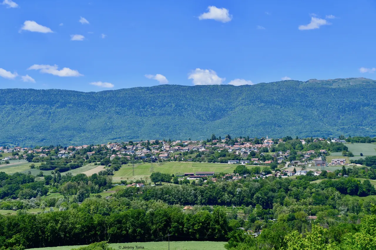 Challex vue depuis Avully