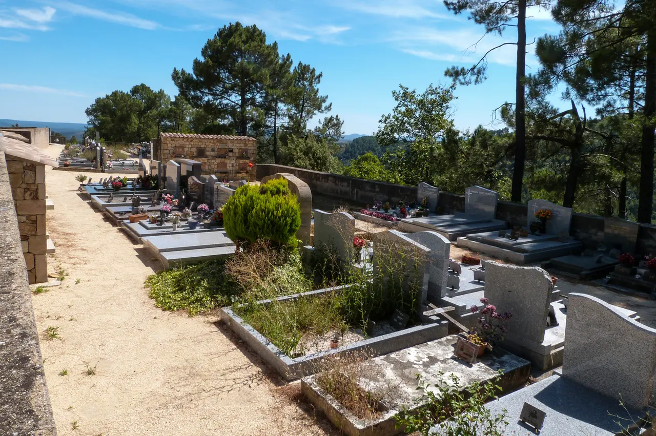 Cimetière de Chassiers aout 2023