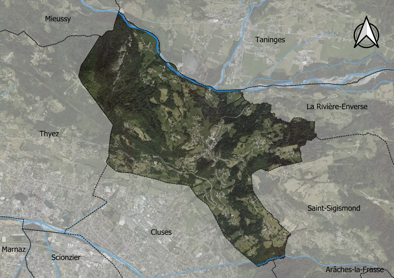 74064-Châtillon-sur-Cluses-Orthophoto