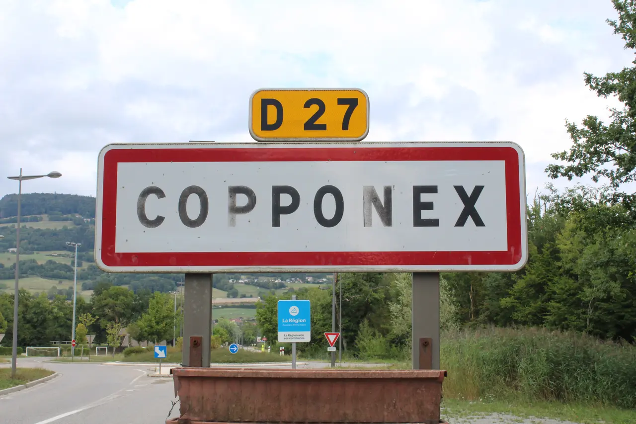 Panneau entrée Copponex 1