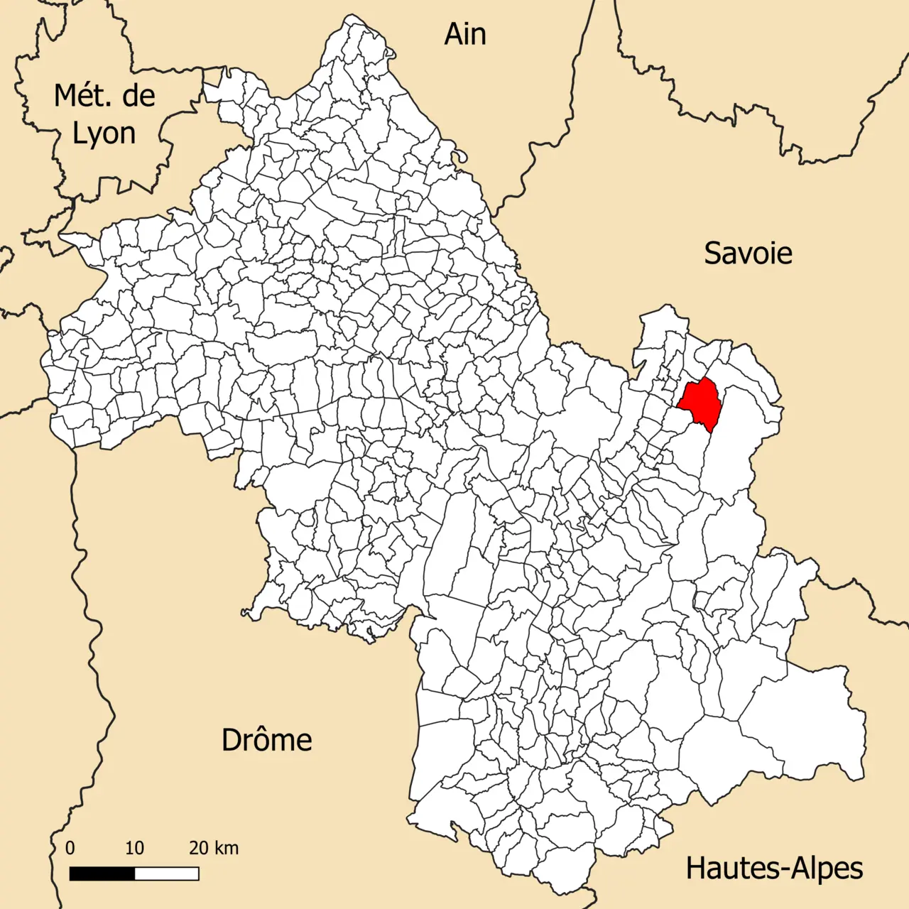 38439-Crêts-en-Belledonne - Localisation