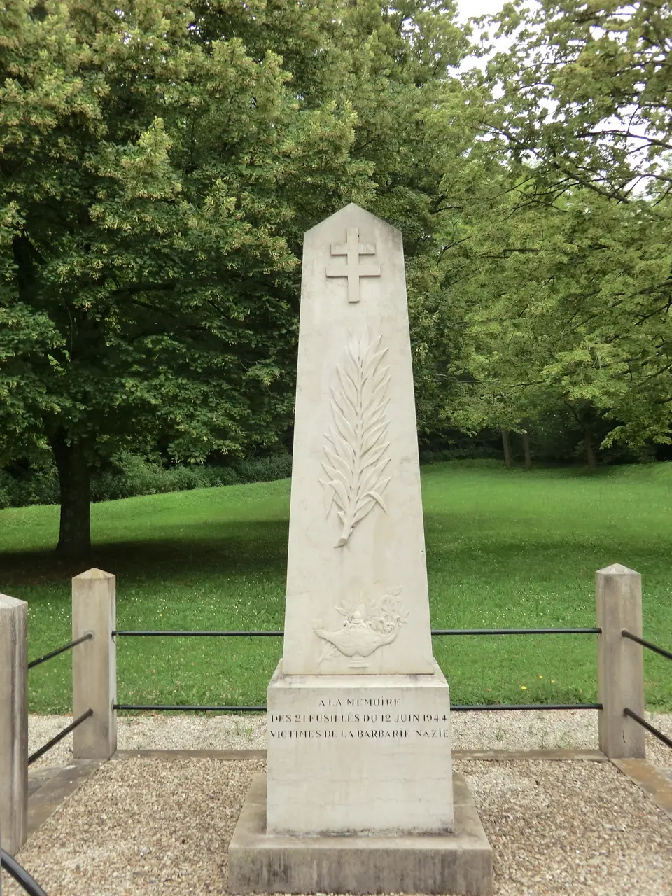 Mémorial des 21 fusillés de 1944 de Dagneux