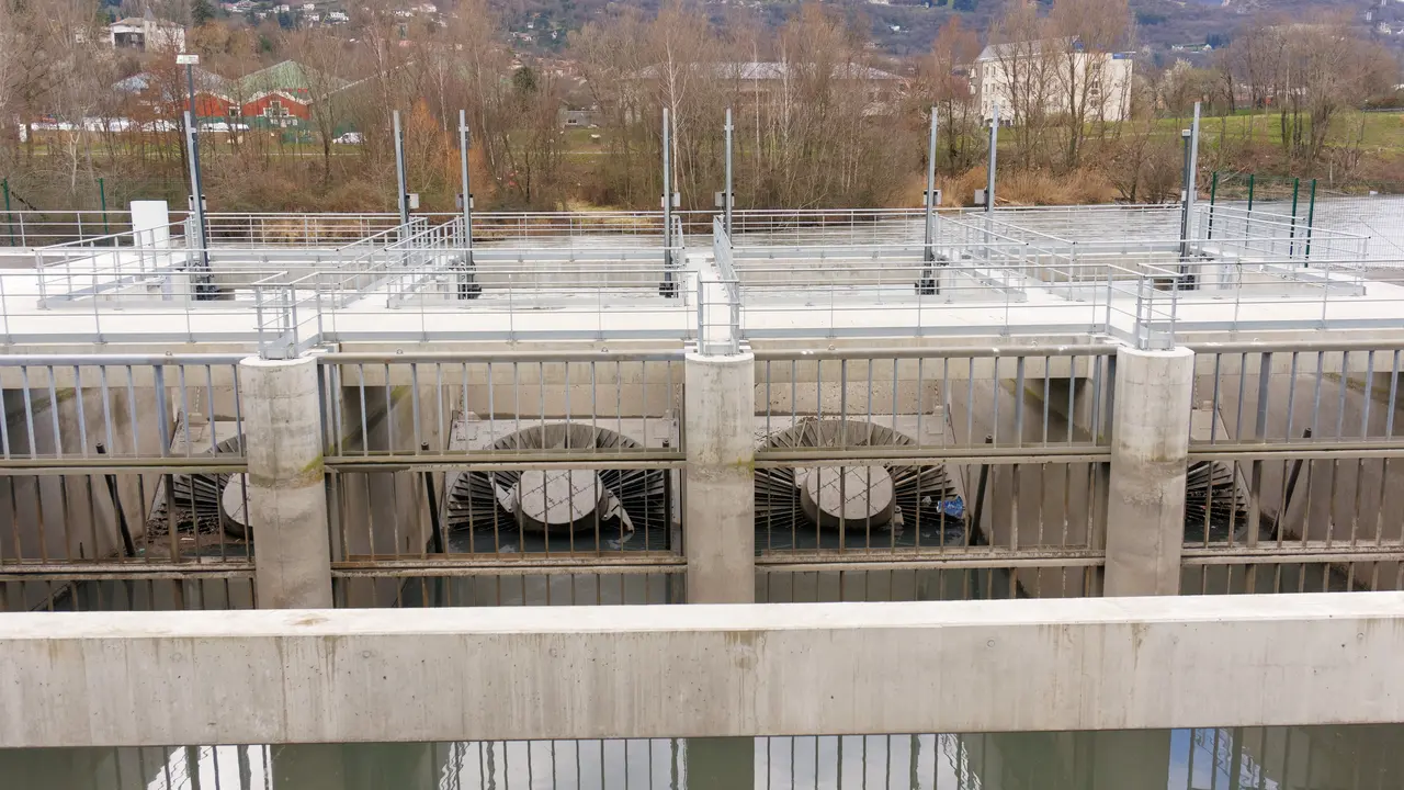 Turbines VLH de la centrale du Rondeau à Échirolles