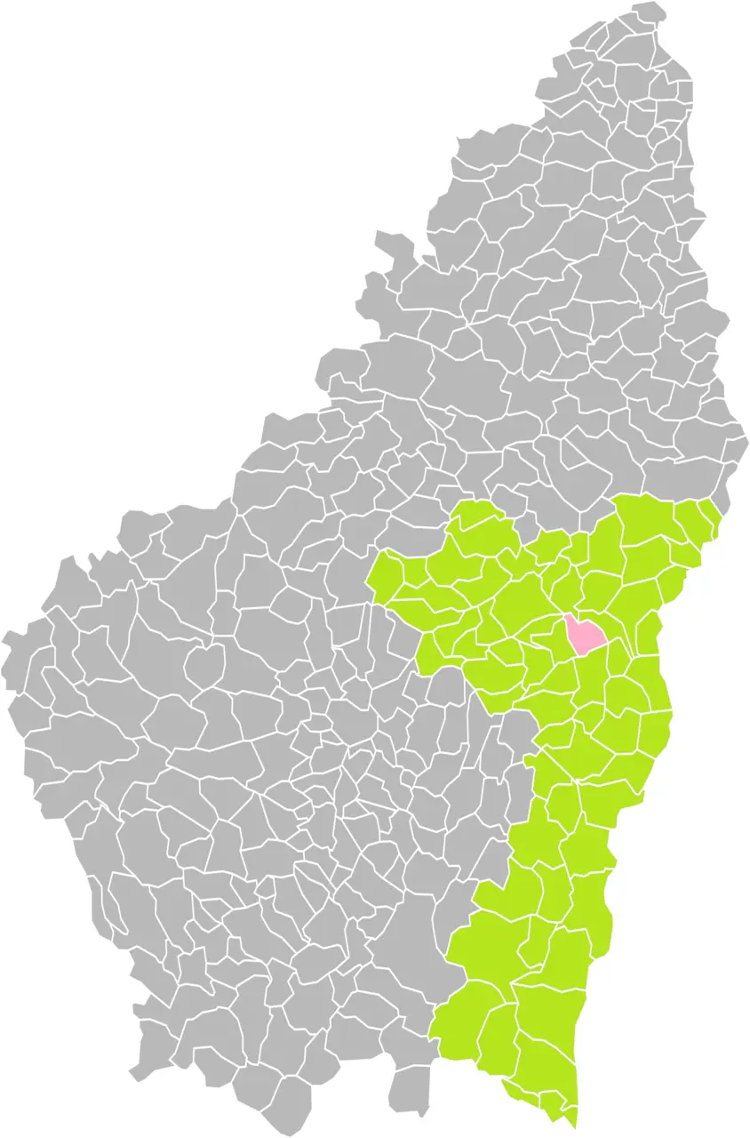 Flaviac (Ardèche) dans son Arrondissement