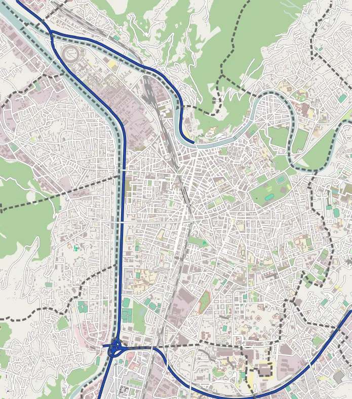 Carte géolocalisation Grenoble