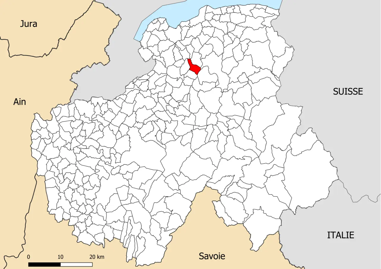 74139-Habère-Lullin - Localisation