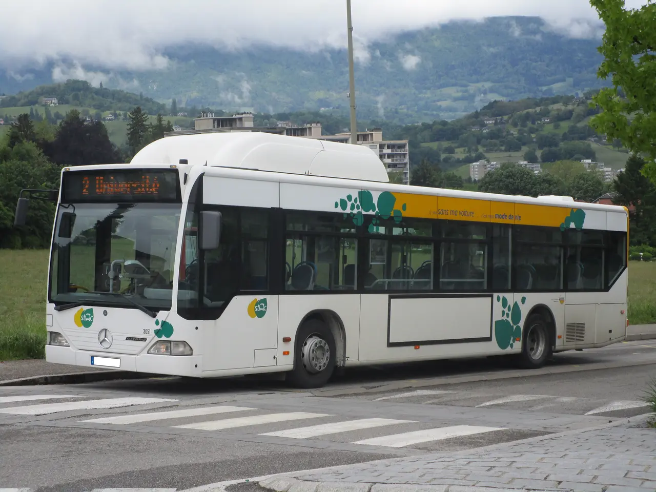 Mercedes-Benz Citaro C1 GNV n°3051 - Stac (Université Jacob, Jacob-Bellecombette)