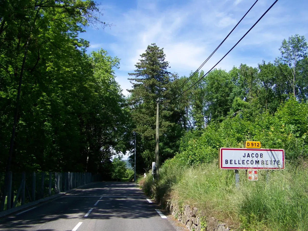Entrée D912 Jacob-Bellecombette