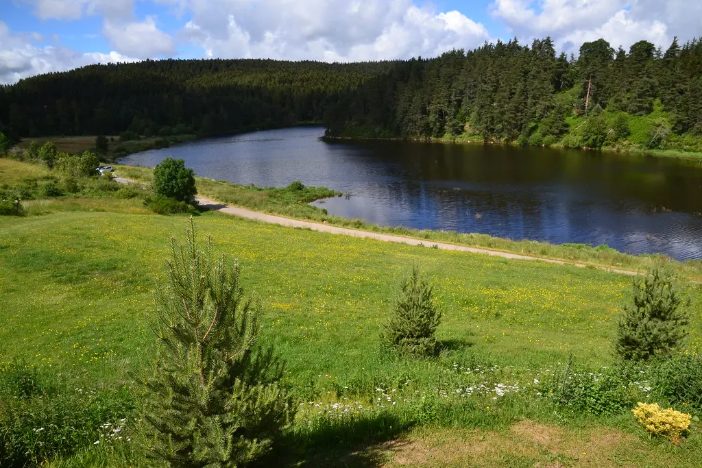 lac de retenue du barrage du Sapt