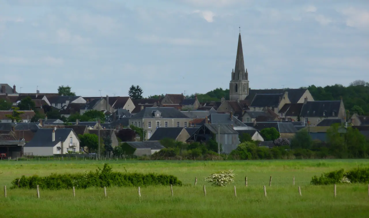 Thoré-la-Rochette, vue de la D 82 (2)