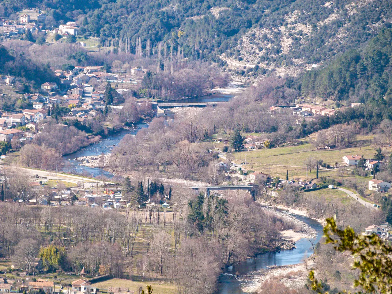 L'Ardèche a Lalevade d'Ardèche