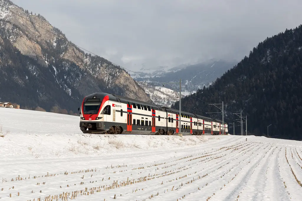 CFF RABe 511 101 entre Le Châble et Etiez