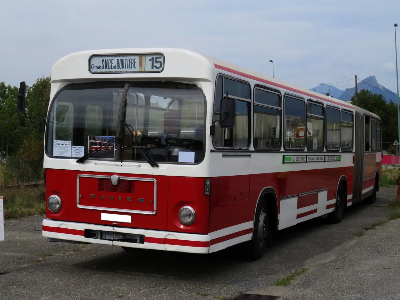 Saviem SG 220 n°104 (vue avant) - TAG (Le Pont-de-Claix * été 2018)