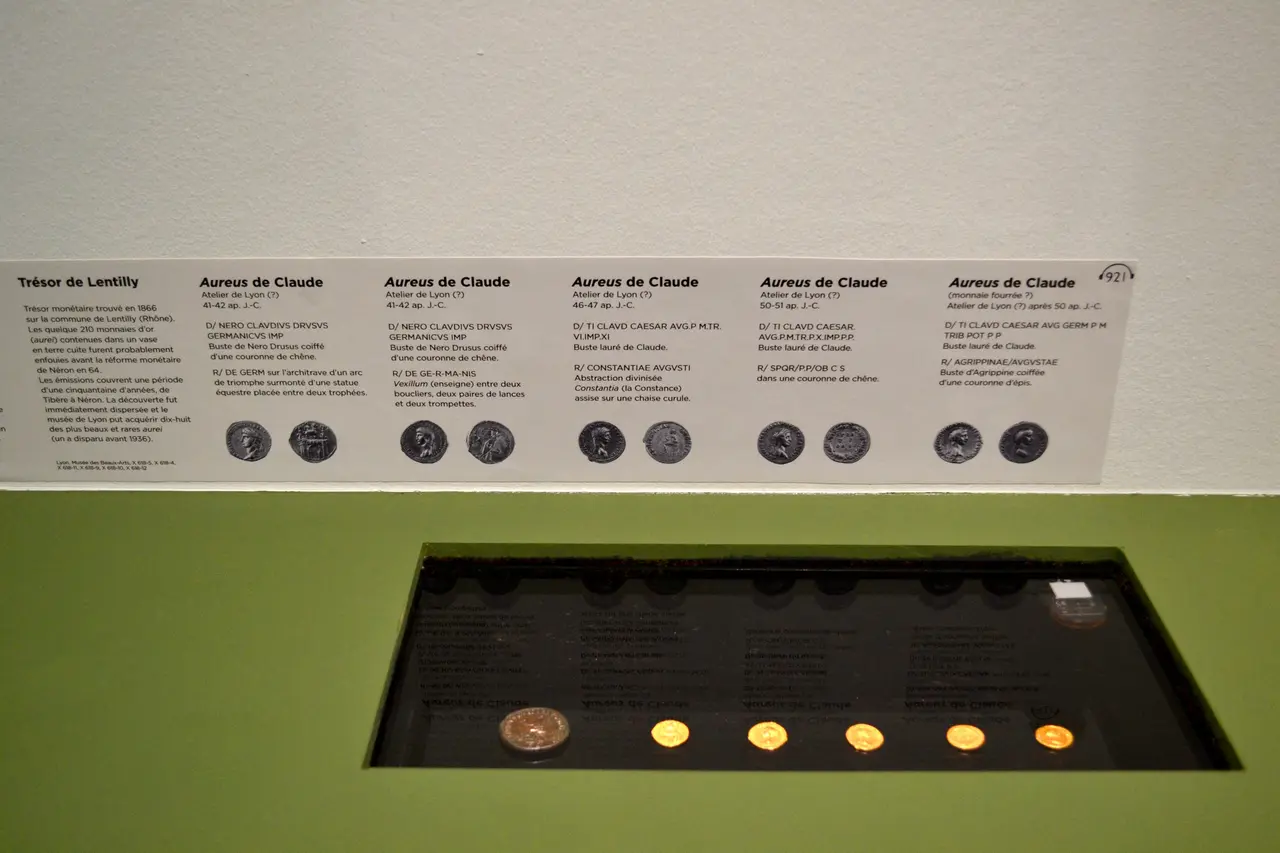 Trésor de Lentilly 2018 Musée des Beaux-Arts de Lyon vue 01