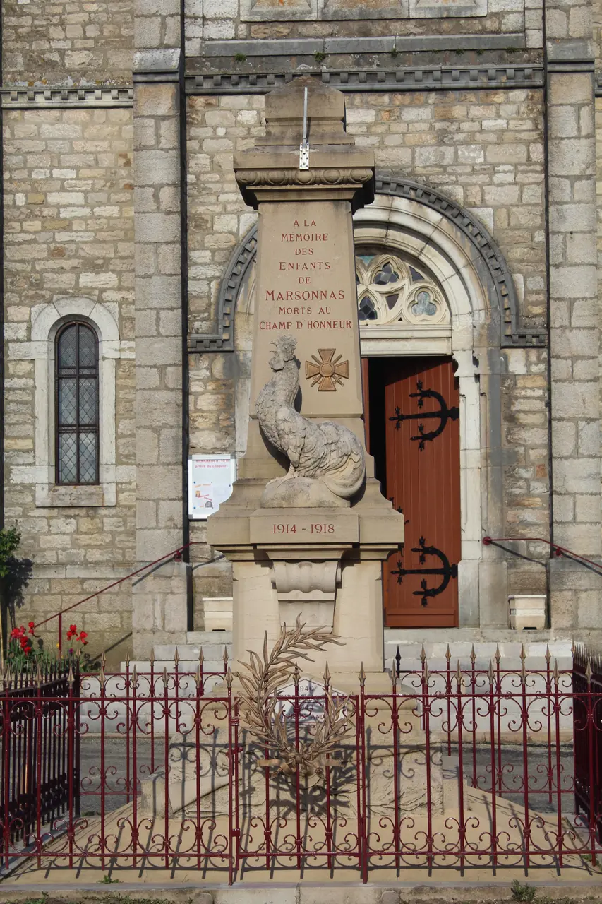 Monument morts Marsonnas 18