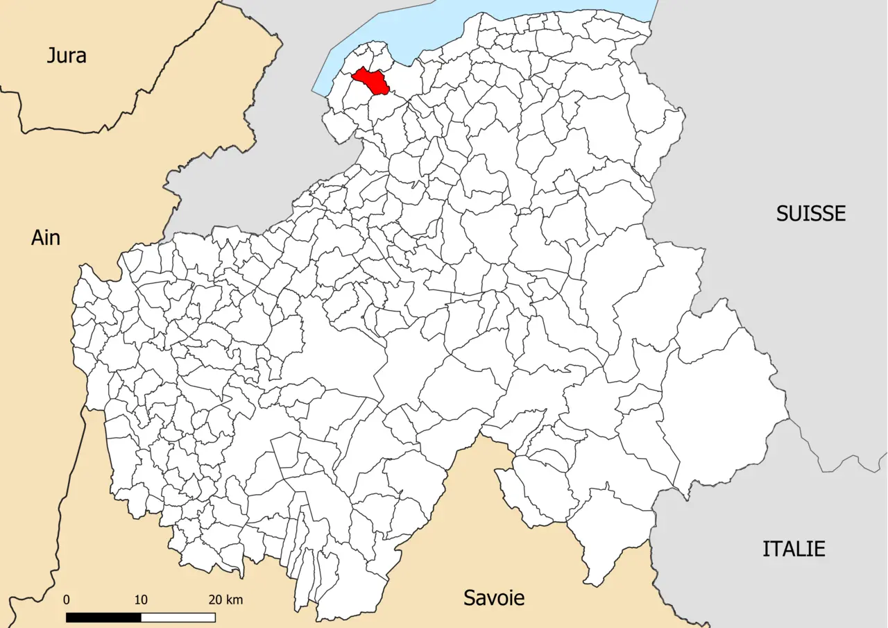74171-Massongy - Localisation