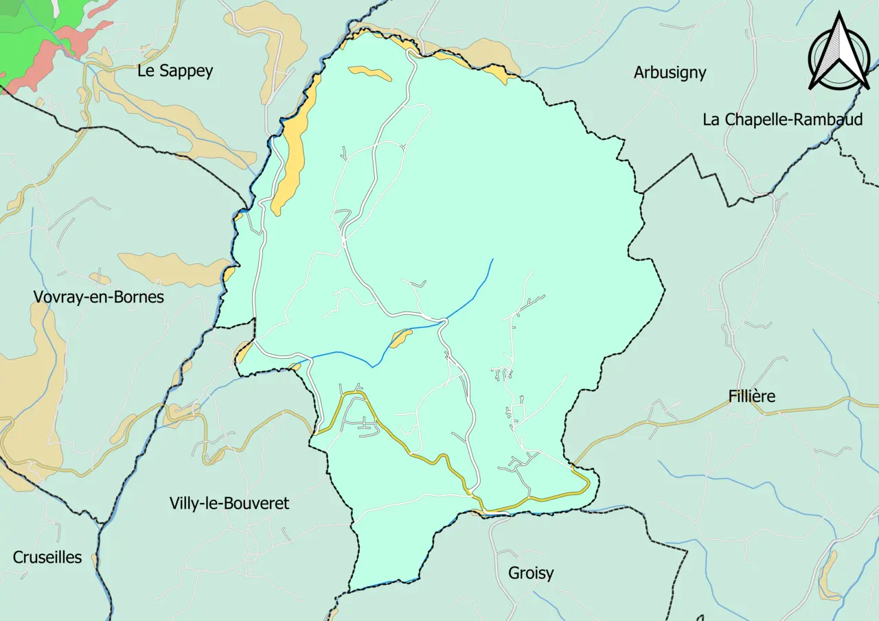 74177-Menthonnex-en-Bornes-Géologie