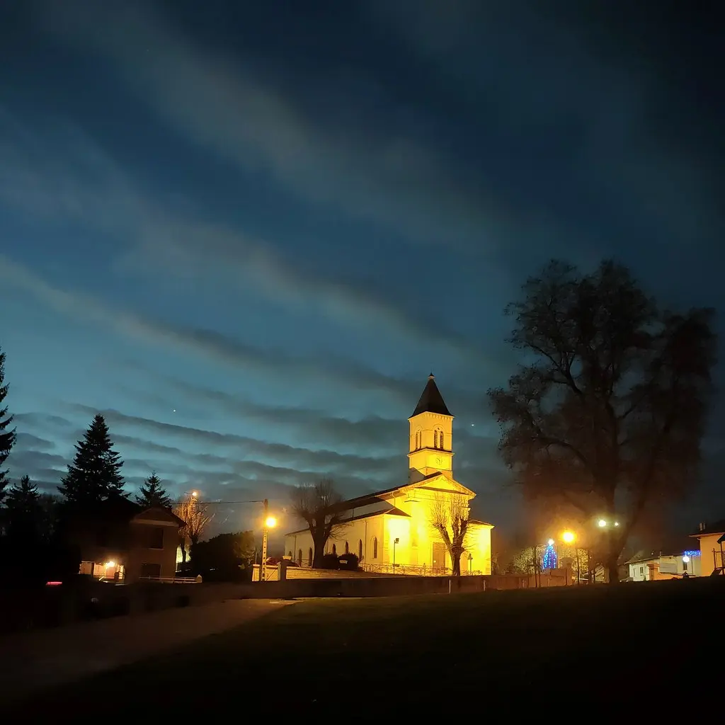 Christmas Evening 2022. Montalieu-Vercieu. Isère. France