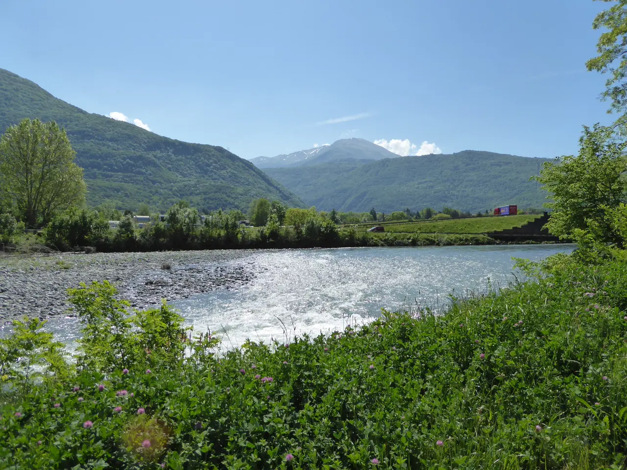 Les berges de La Romanche - Notre Dame de Mésage