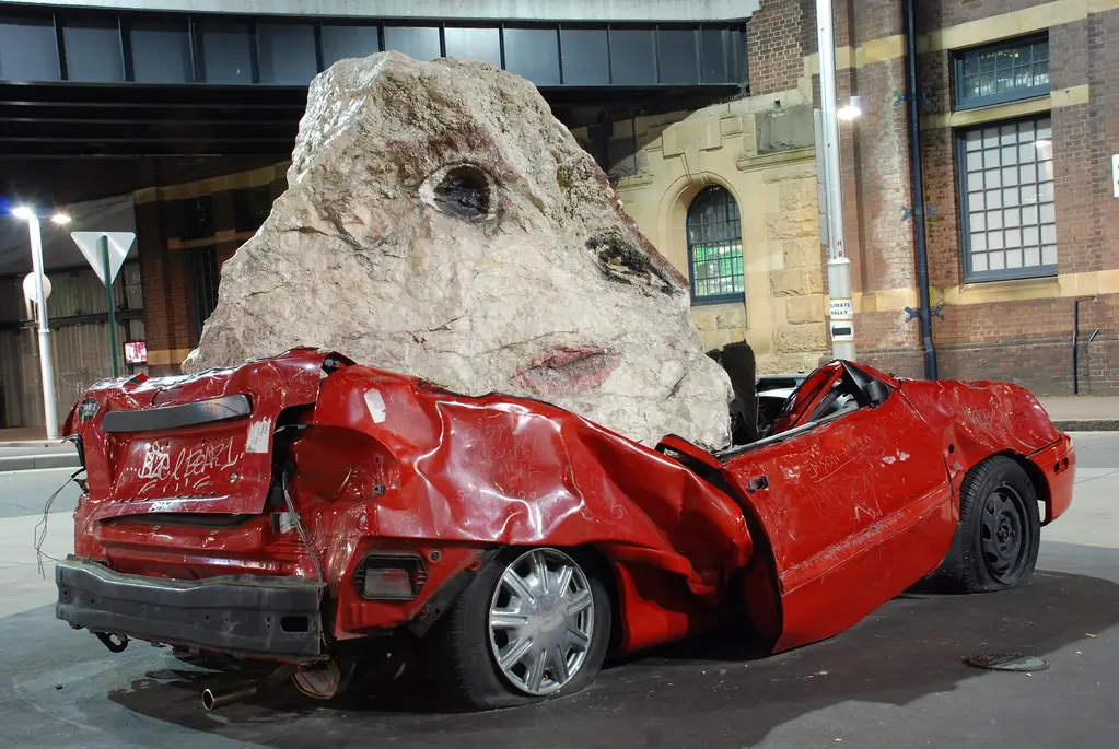 Ouch ! my car :(