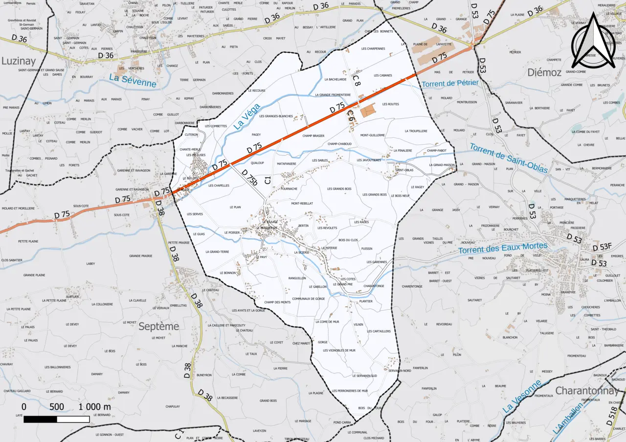 38288-Oytier-Saint-Oblas-Cadastre