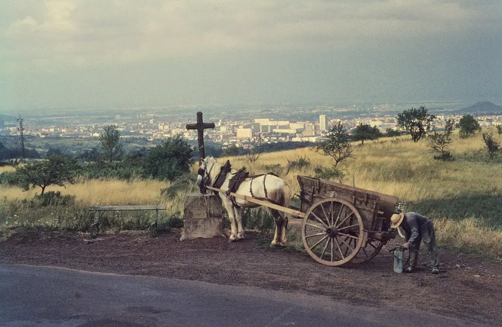 1966 Sur les hauteurs de Clermont-Ferrand entre Royat et Beaumont