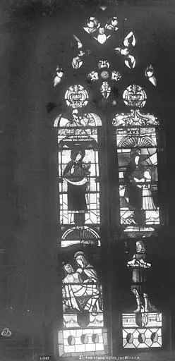 Vitrail - Saint-André-d'Apchon - Médiathèque de l'architecture et du patrimoine - APMH00011047