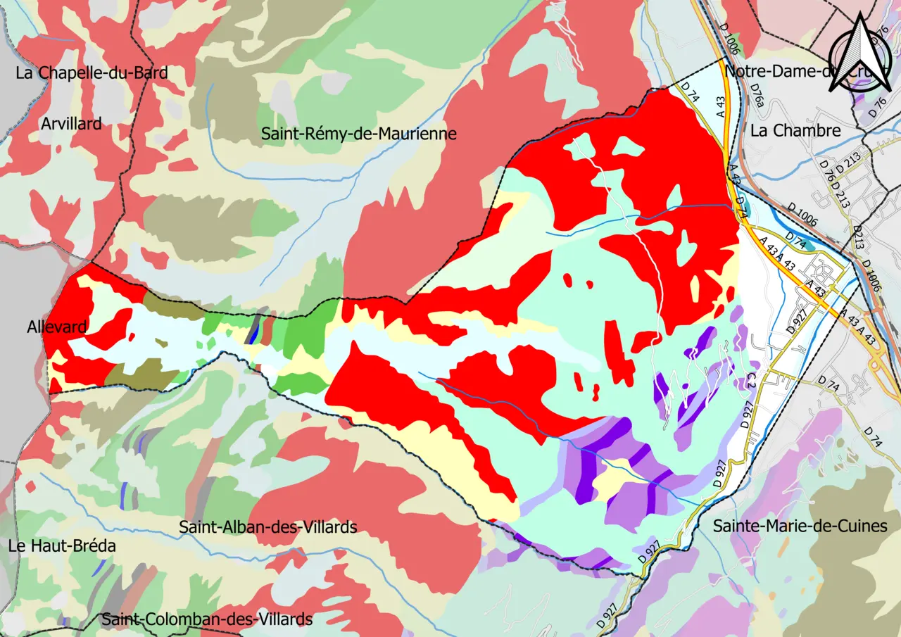 73231-Saint-Étienne-de-Cuines-Géologie