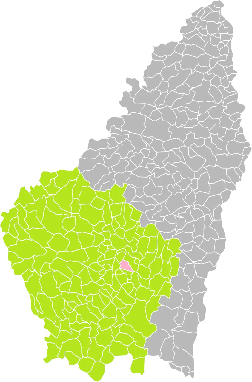 Saint-Étienne-de-Fontbellon (Ardèche) dans son Arrondissement