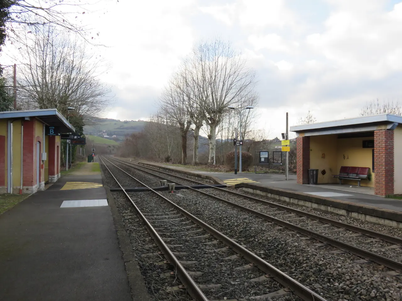 Gare de Pontcharra-Saint-Forgeux 2 (fév 2019)