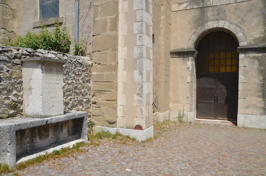 Hadrianic inscription dedicated by the boatmen of the Rhone (CIL XII 1797), Saint-Jean-de-Muzols, France