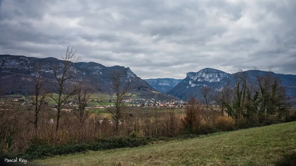 vue sur Saint Laurent en Royans.