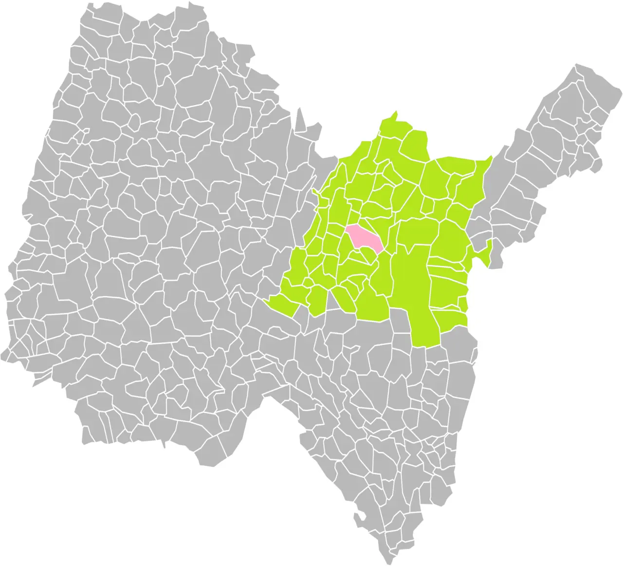 Saint-Martin-du-Frêne (Ain) dans son Arrondissement
