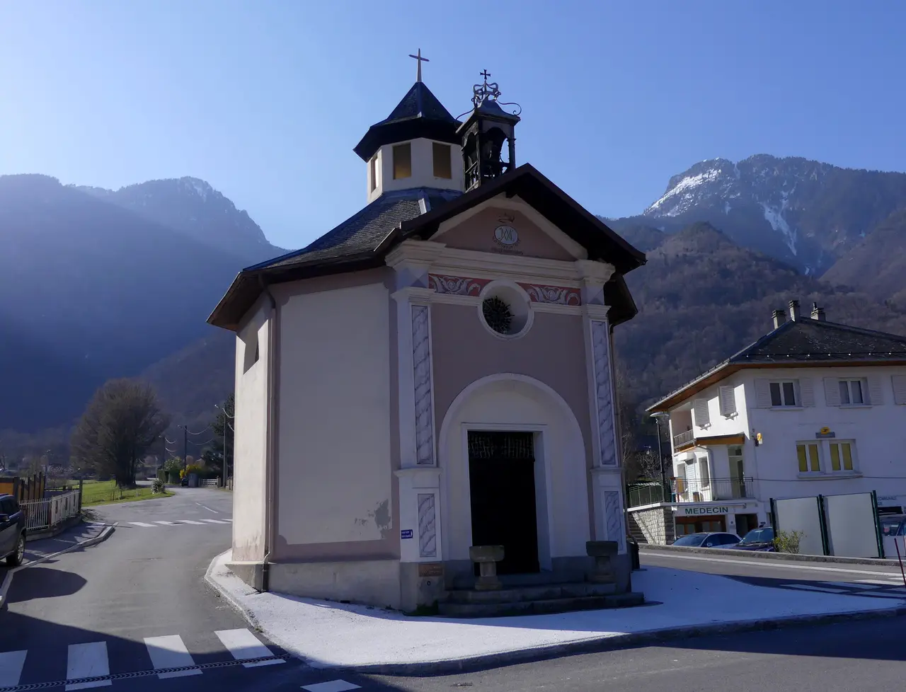 Chapelle Notre-Dame Auxiliatrice à Saint-Rémy-de-Maurienne (mars 2021)