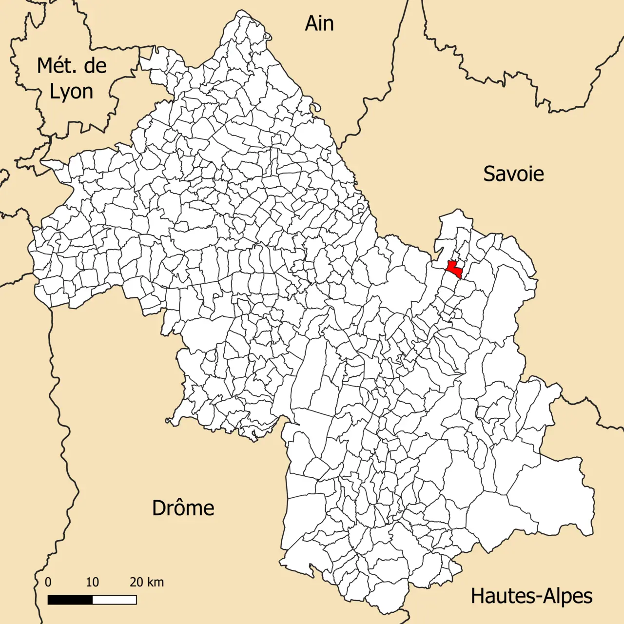 38466-Saint-Vincent-de-Mercuze - Localisation