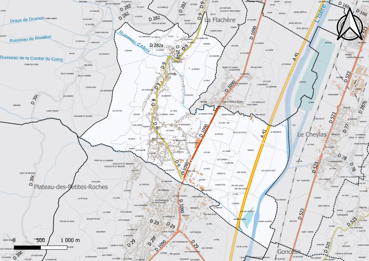 38466-Saint-Vincent-de-Mercuze-Cadastre