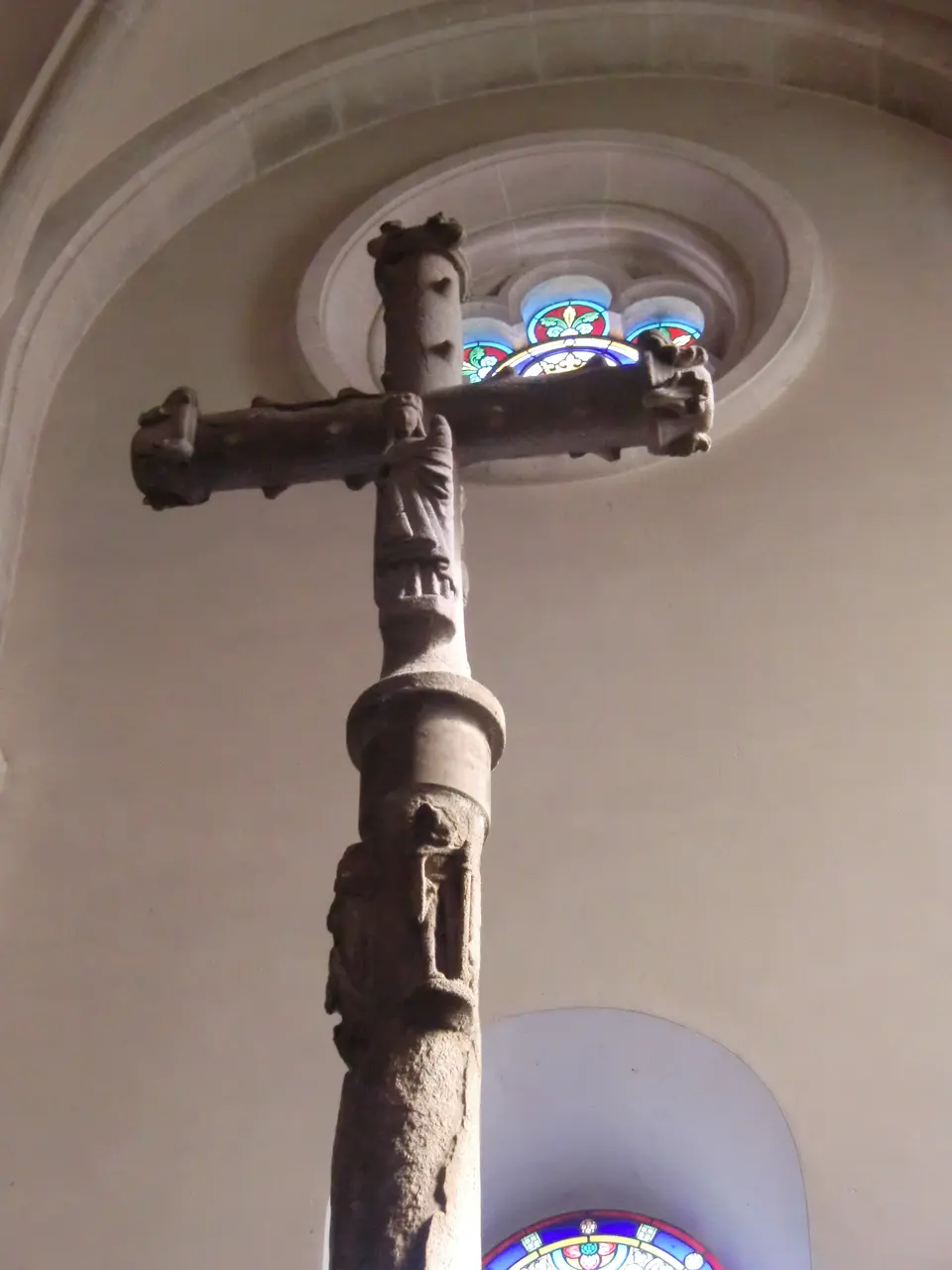 Satillieu Croix de peste de 1526 dans l'église 2016.09.30 (4)