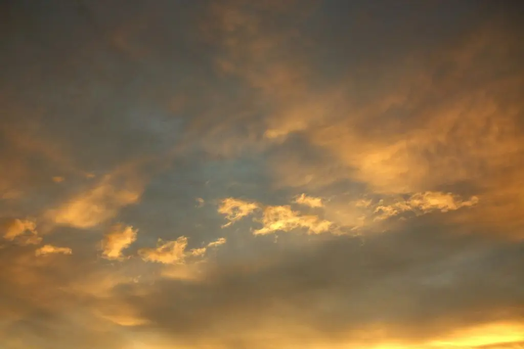 Ciel d'automne à Ségny