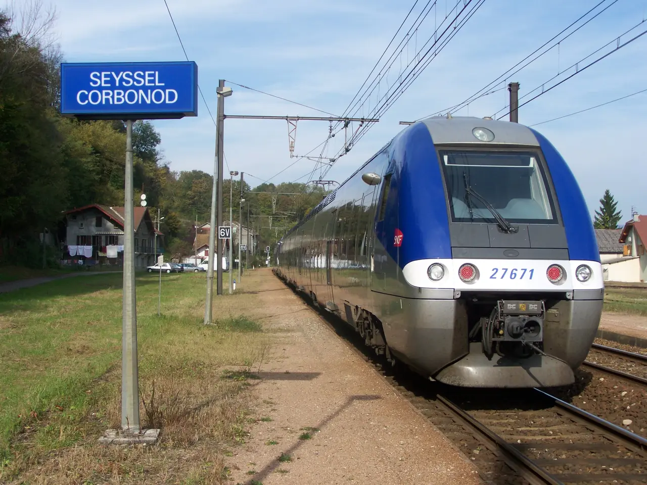 TER à Seyssel-Corbonod