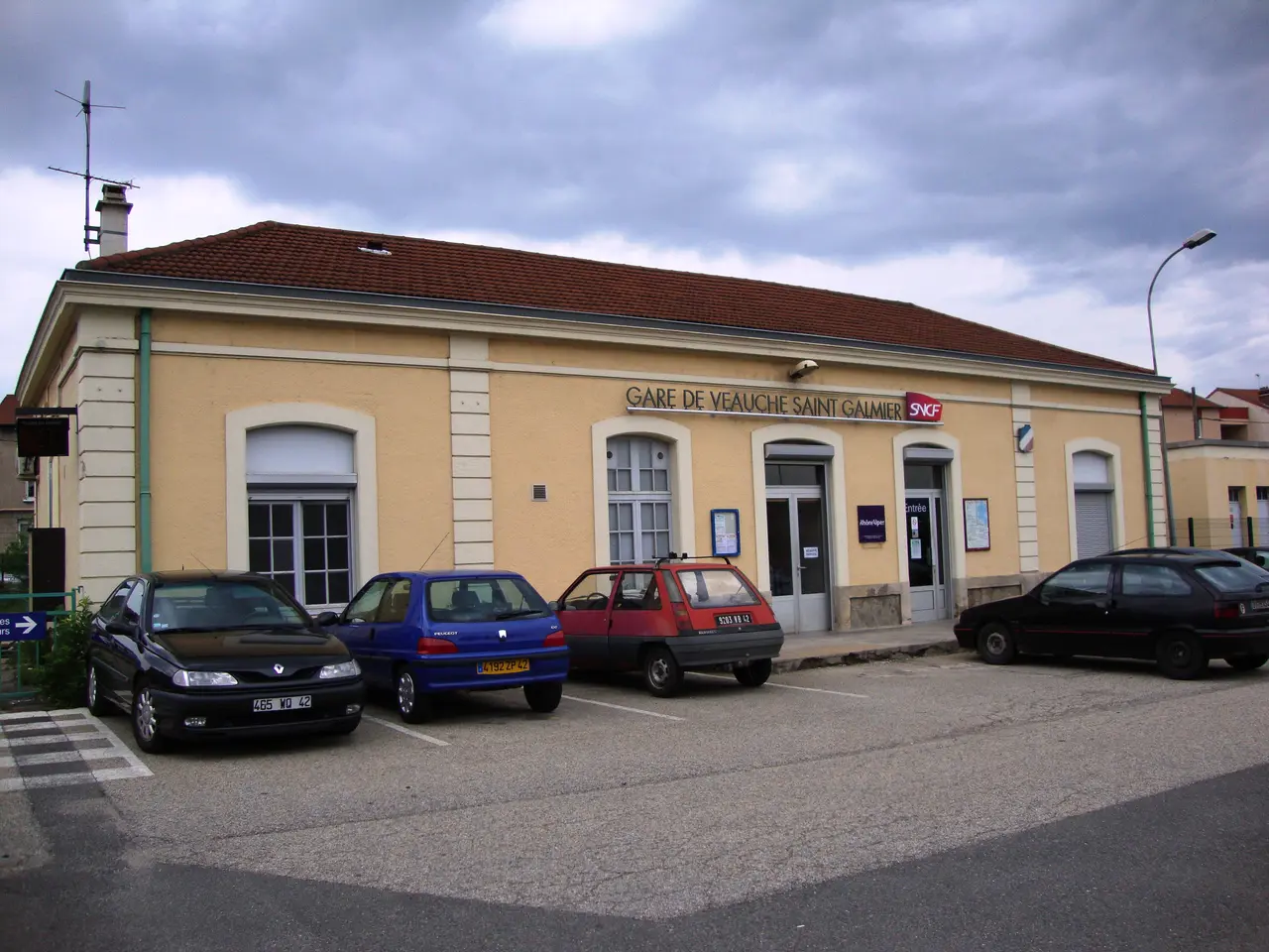 Veauche (Loire, Fr) gare de Veauche Saint-Galmier